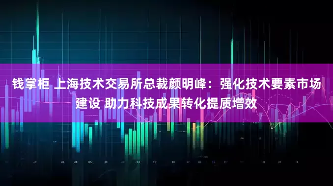 钱掌柜 上海技术交易所总裁颜明峰：强化技术要素市场建设 助力科技成果转化提质增效